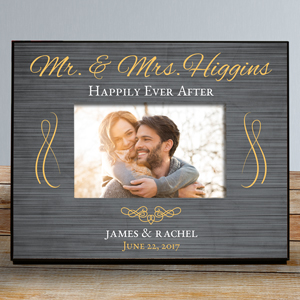 Personalized  Mr and Mrs Frame